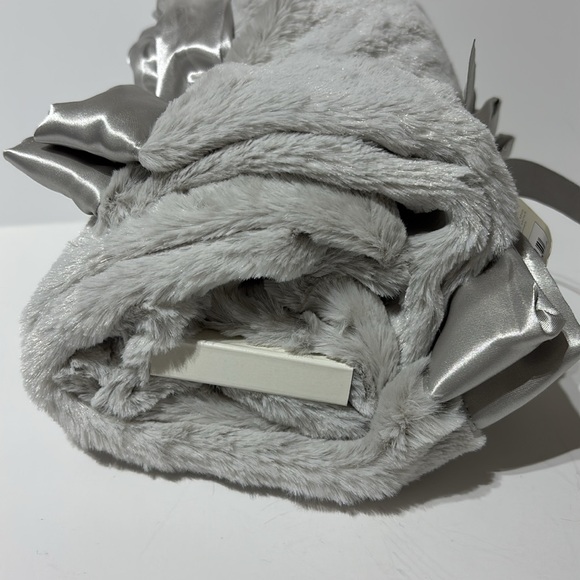 Cloud Island Gray Satin Edge Baby Blanket - Picture 10 of 10